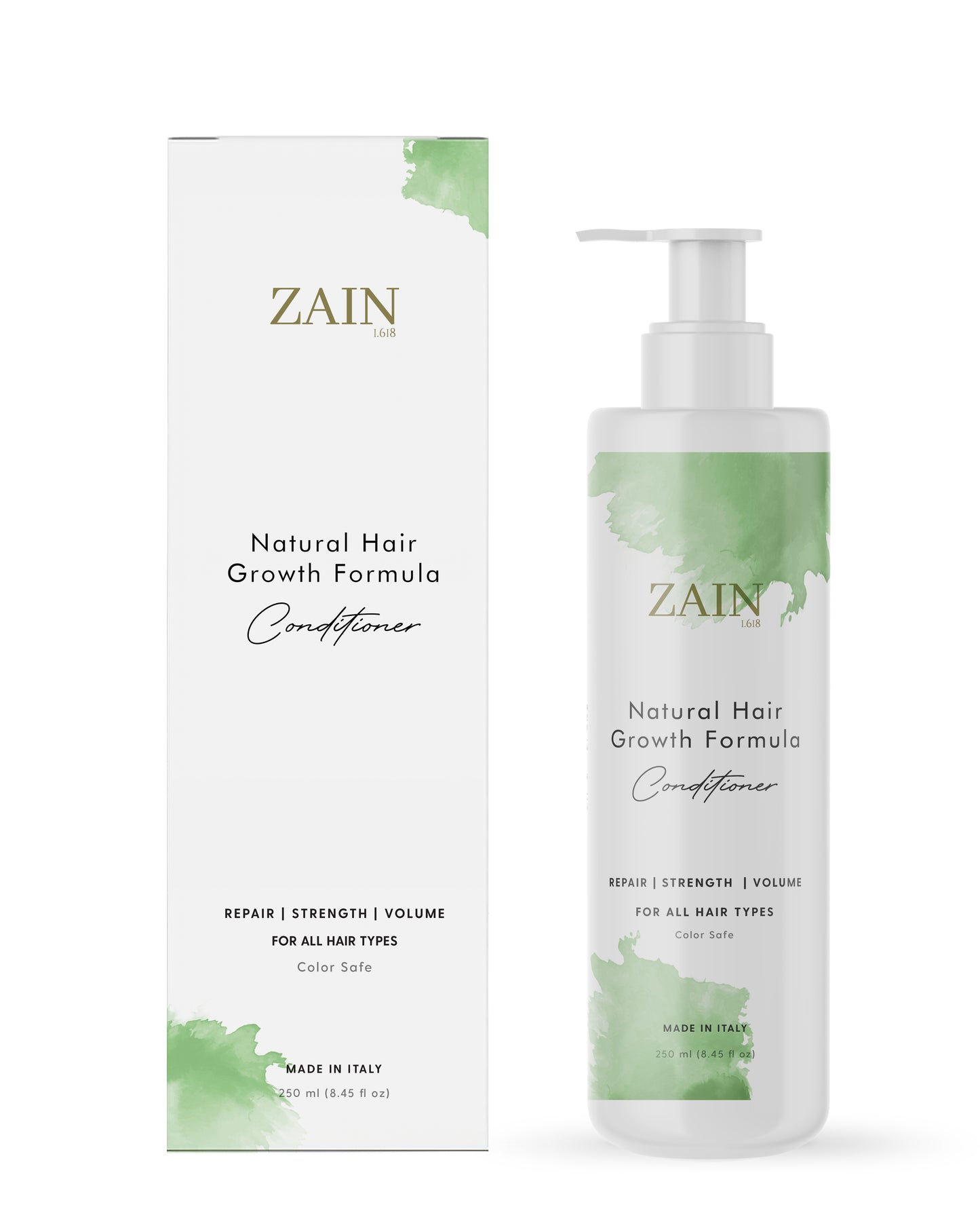 Hair Growth Conditioner by ZAIN1, Volumizing and strengthening conditioner, Color safe organic hair conditioner
