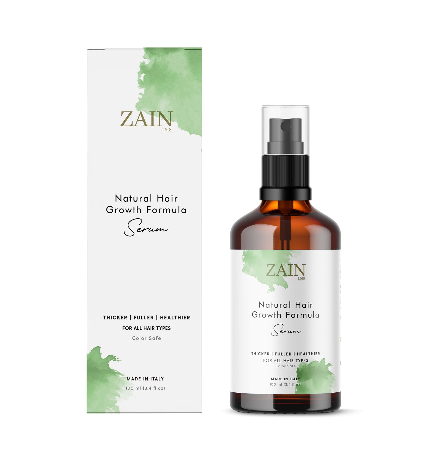 ZAIN1 Hair Growth Serum with Rosemary Extract - For Thicker Hair