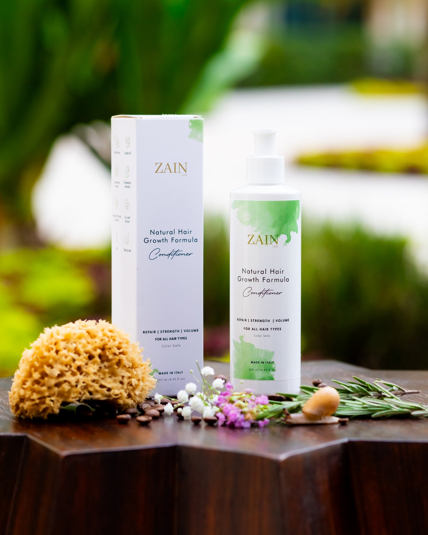 Hair Growth Conditioner by ZAIN1, Volumizing and strengthening conditioner, Color safe organic hair conditioner