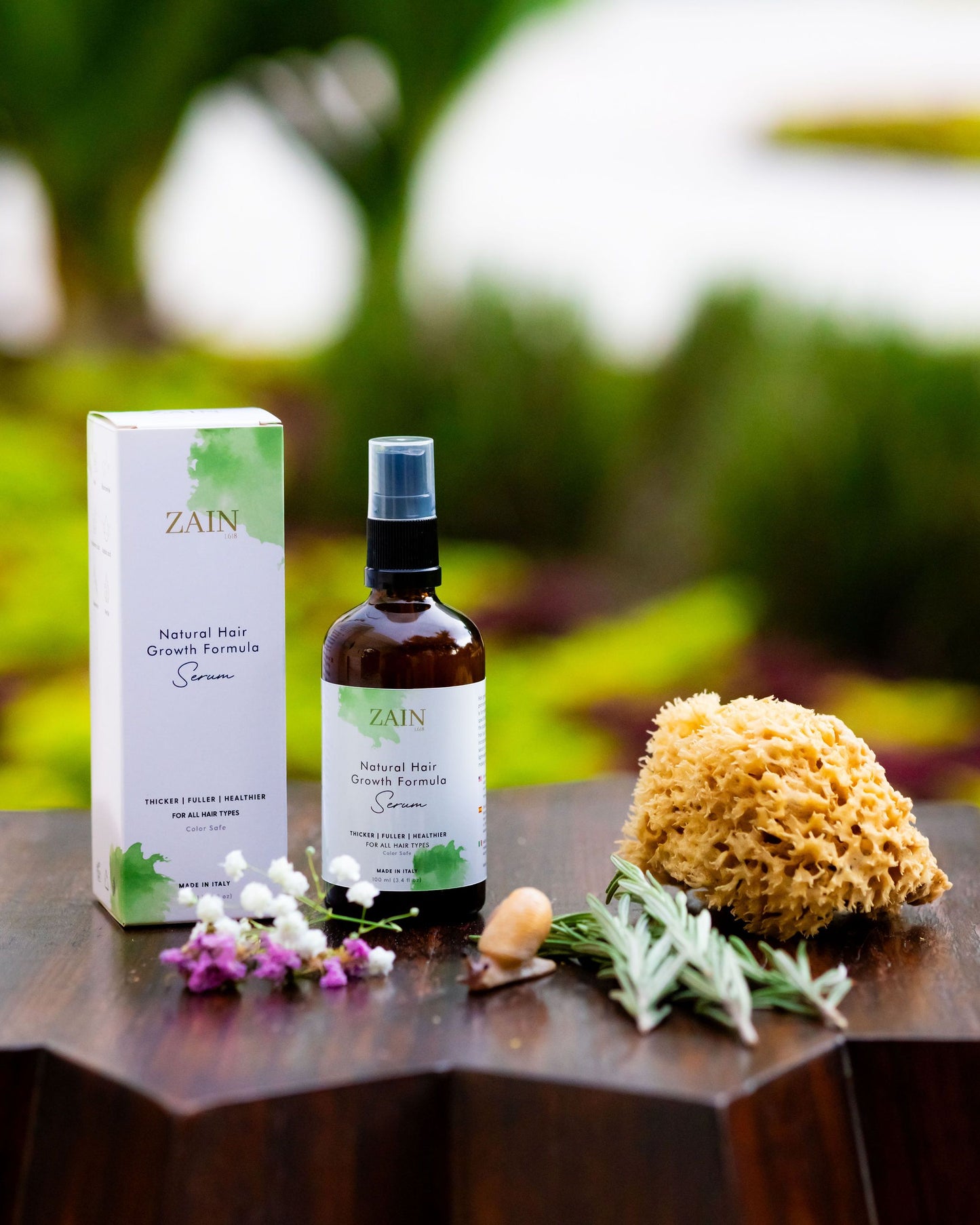 ZAIN1 Hair Growth Serum with Rosemary Extract - For Thicker Hair